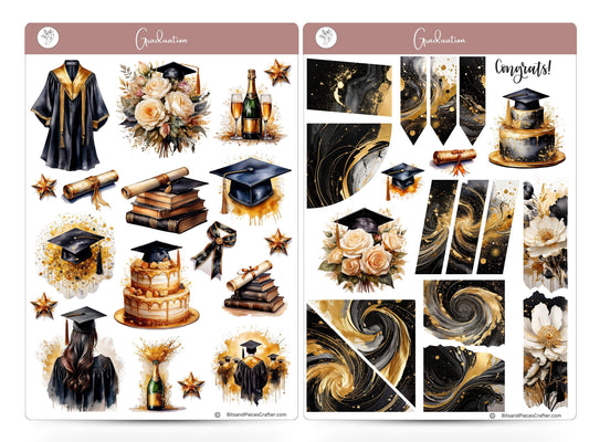 Graduation 2 Sticker Sheet Set